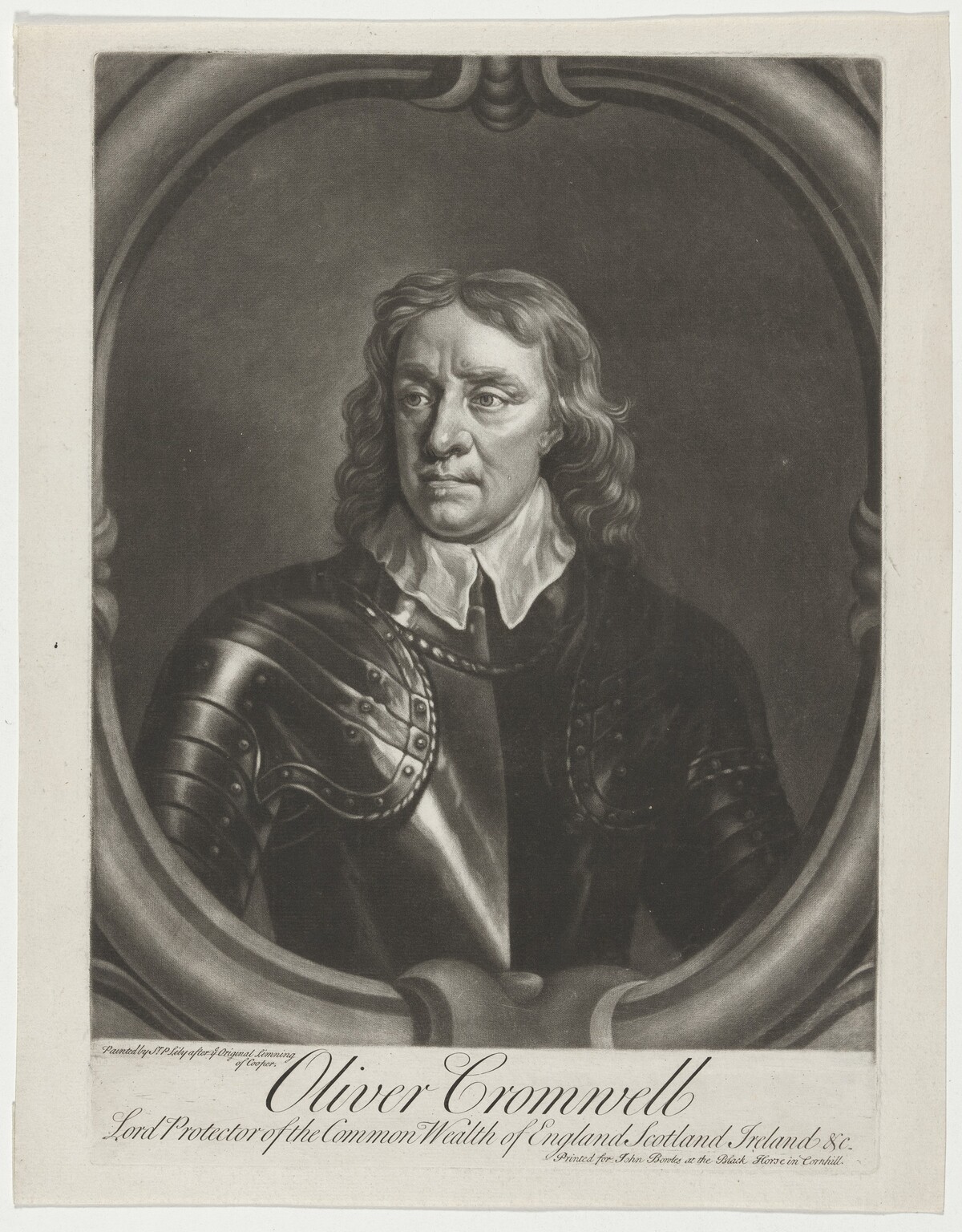 Oliver Cromwell, Lord Protector by after Sir Peter Lely