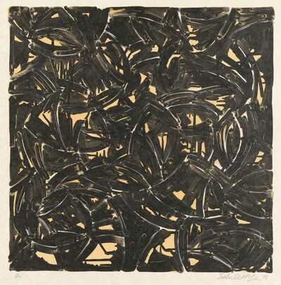 Untitled (Orange and Black)