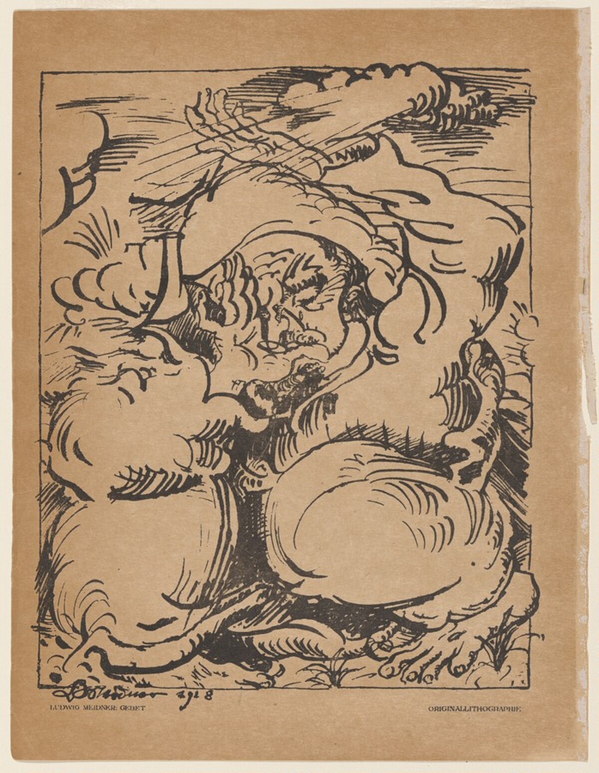 Gebet (Prayer) by Ludwig Meidner