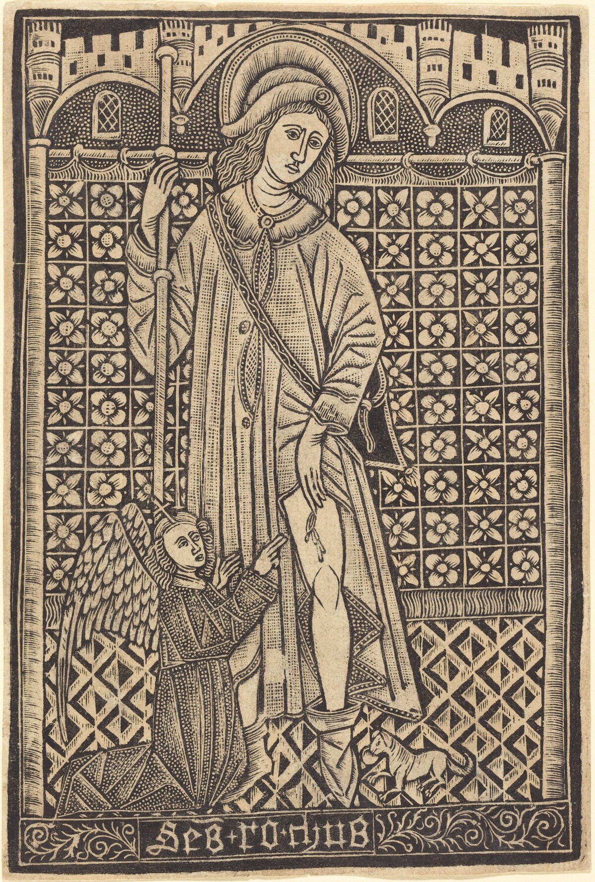 Saint Roche by Workshop of Master of the Cologne Arms