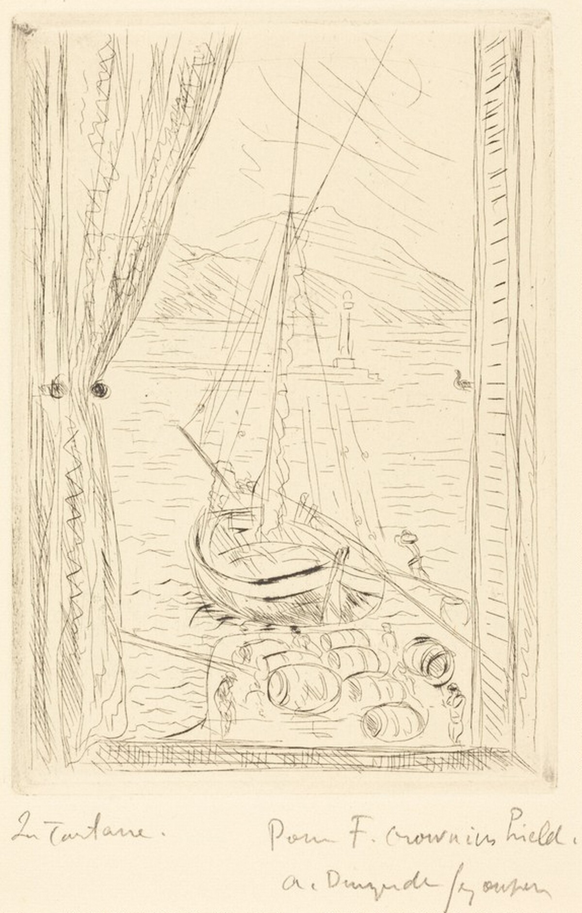 La Tartane by André Dunoyer de Segonzac