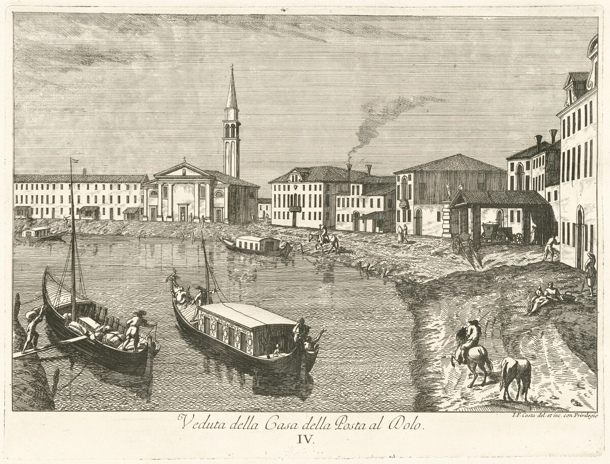 La Casa della Posta a Dolo by Giovanni Francesco Costa