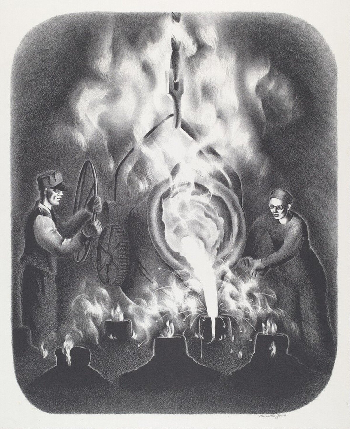 Untitled (Smelting) by Minnetta Good