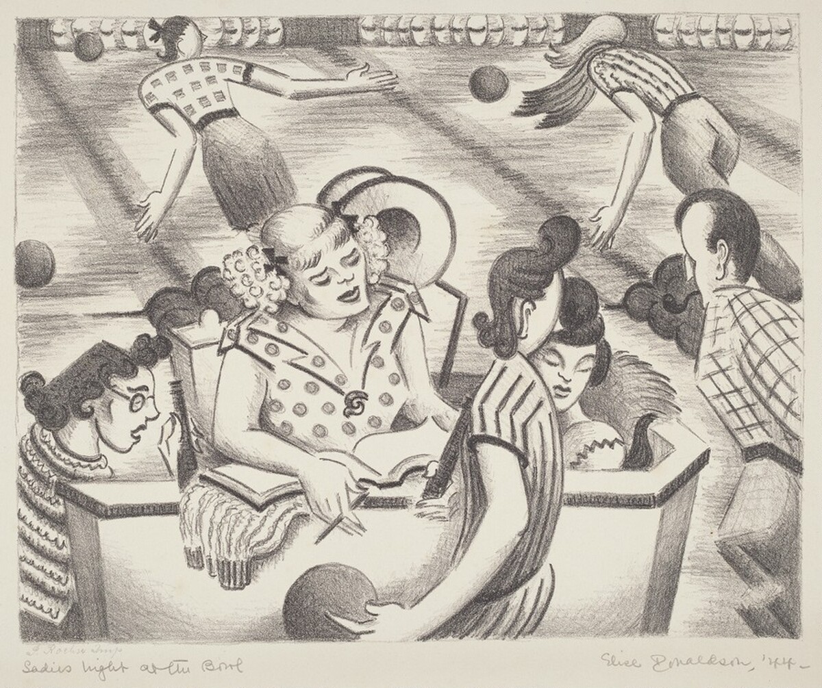 Ladies Night at the Bowl by Elise Donaldson