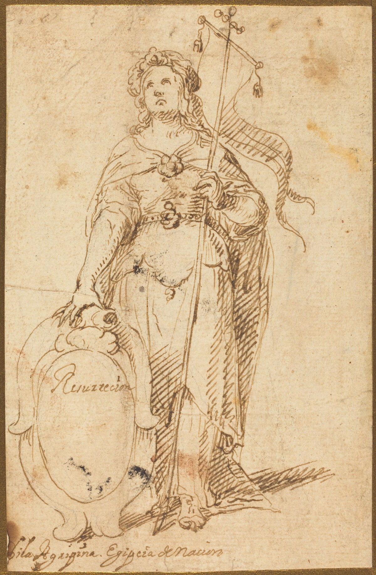 Egyptian Sibyl by Spanish 17th Century