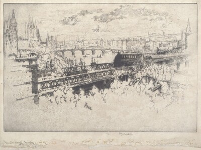 London over Charing Cross Bridge
