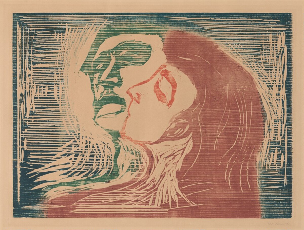 Head by Head (Hode ved hode) by Edvard Munch