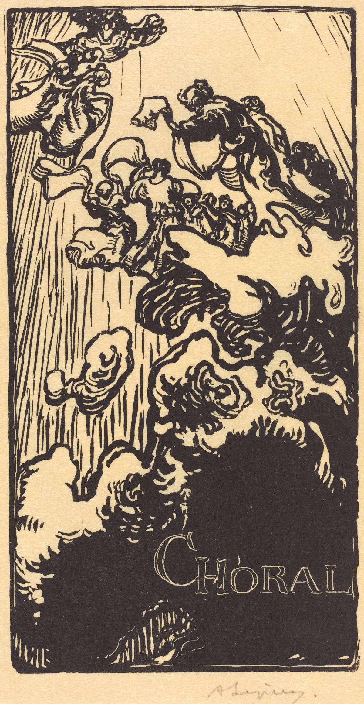 Choral by Auguste Lepère