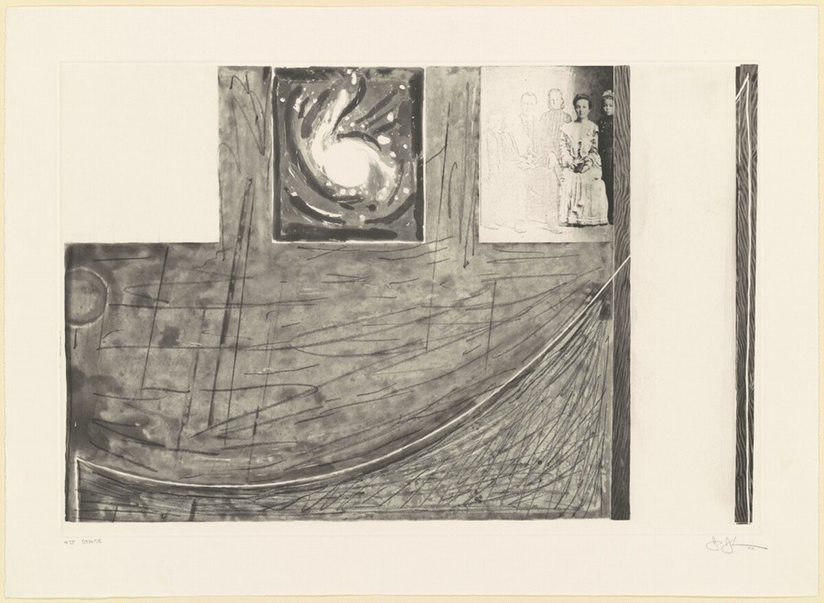 Untitled [state proof of 4th state] by Jasper Johns
