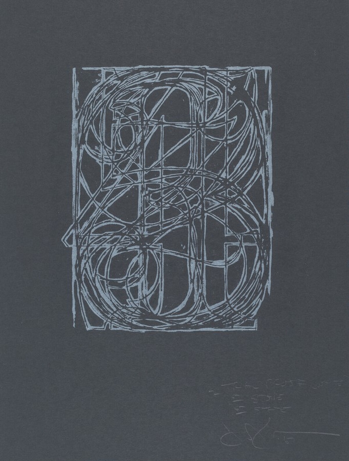 0 through 9 [trial proof] by Jasper Johns