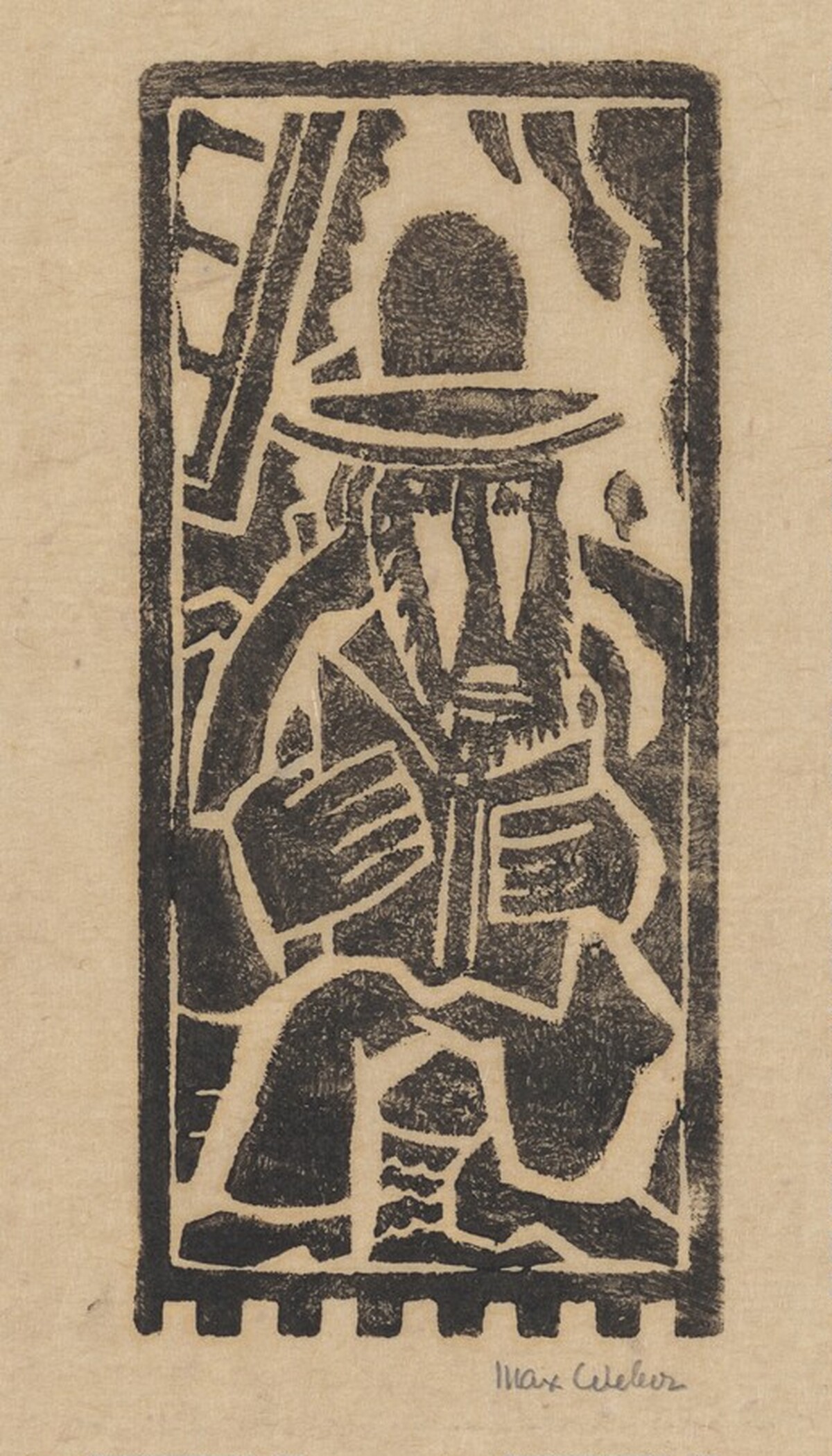 Rabbi Reading by Max Weber