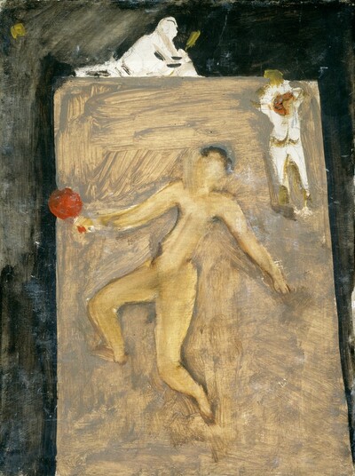 Untitled (figure with a racket)