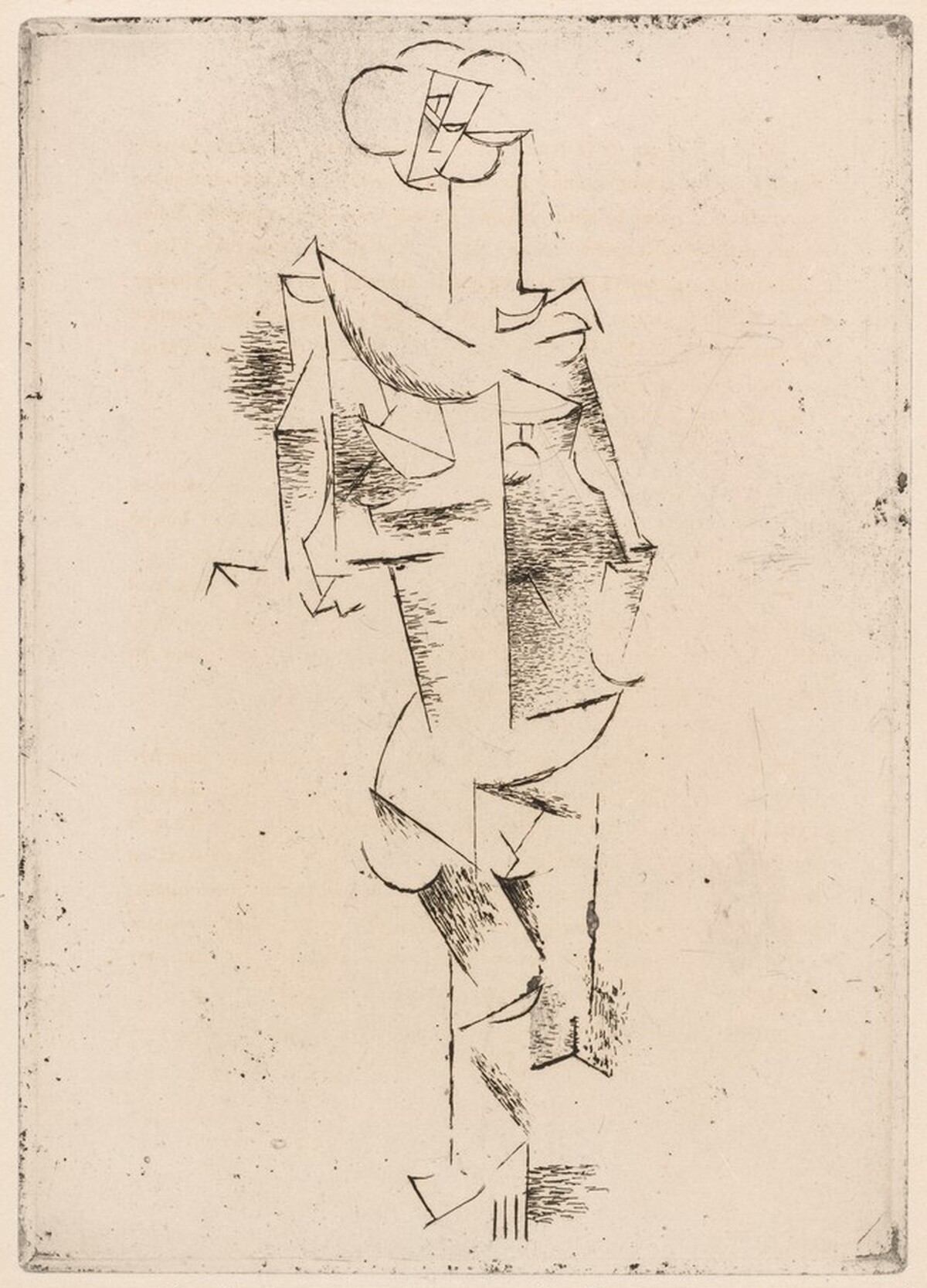Mademoiselle Léonie, First Plate by Pablo Picasso
