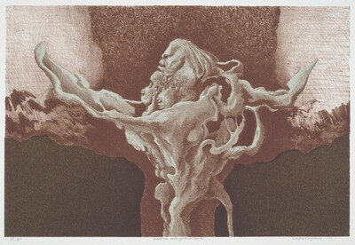 Madonna with Upraised Horns