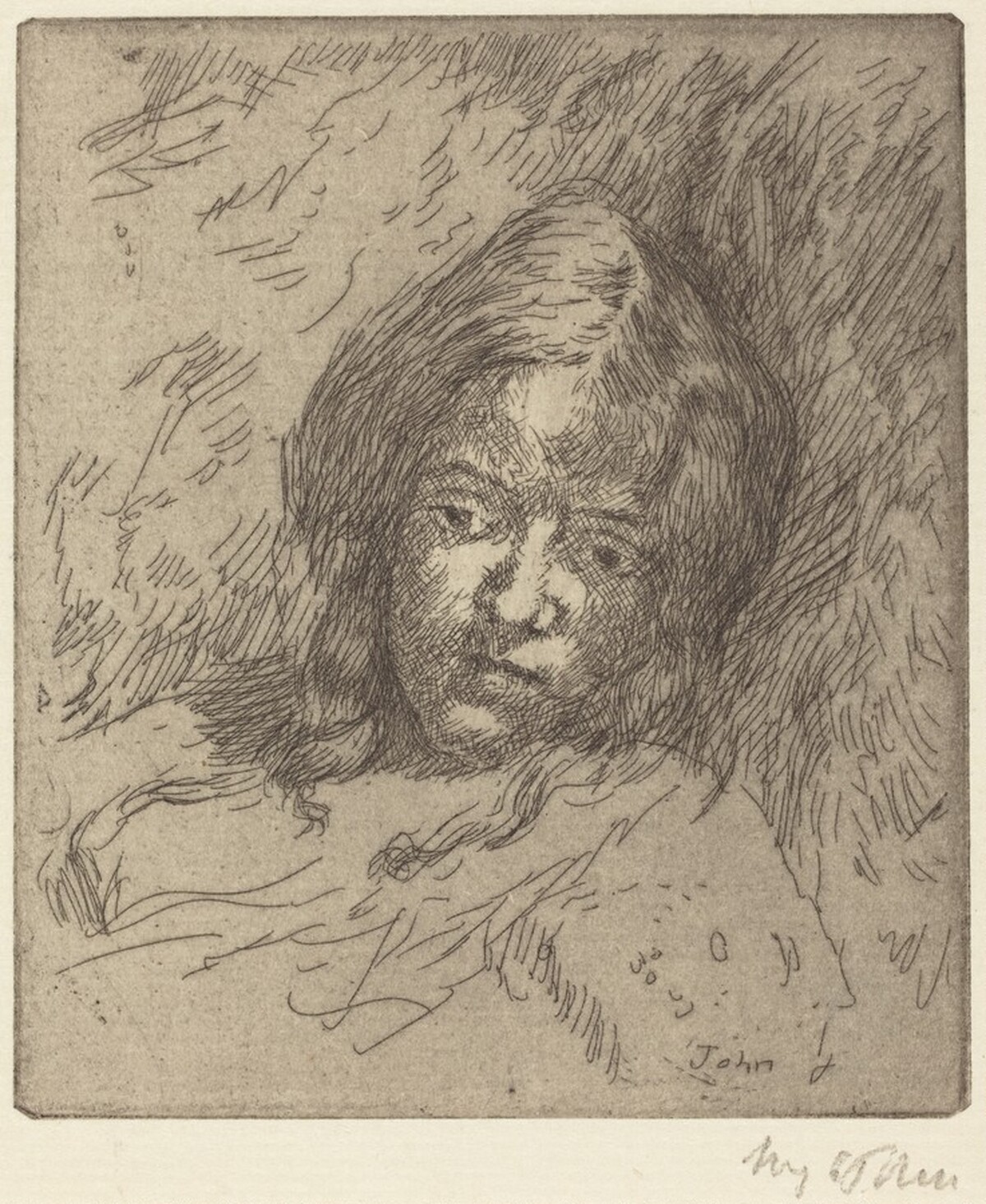 Quincy, no.1 by Augustus John