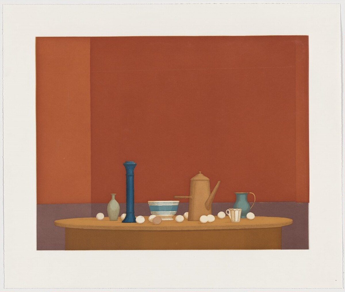 Piazza Rotonda [working proof 17] by William Bailey