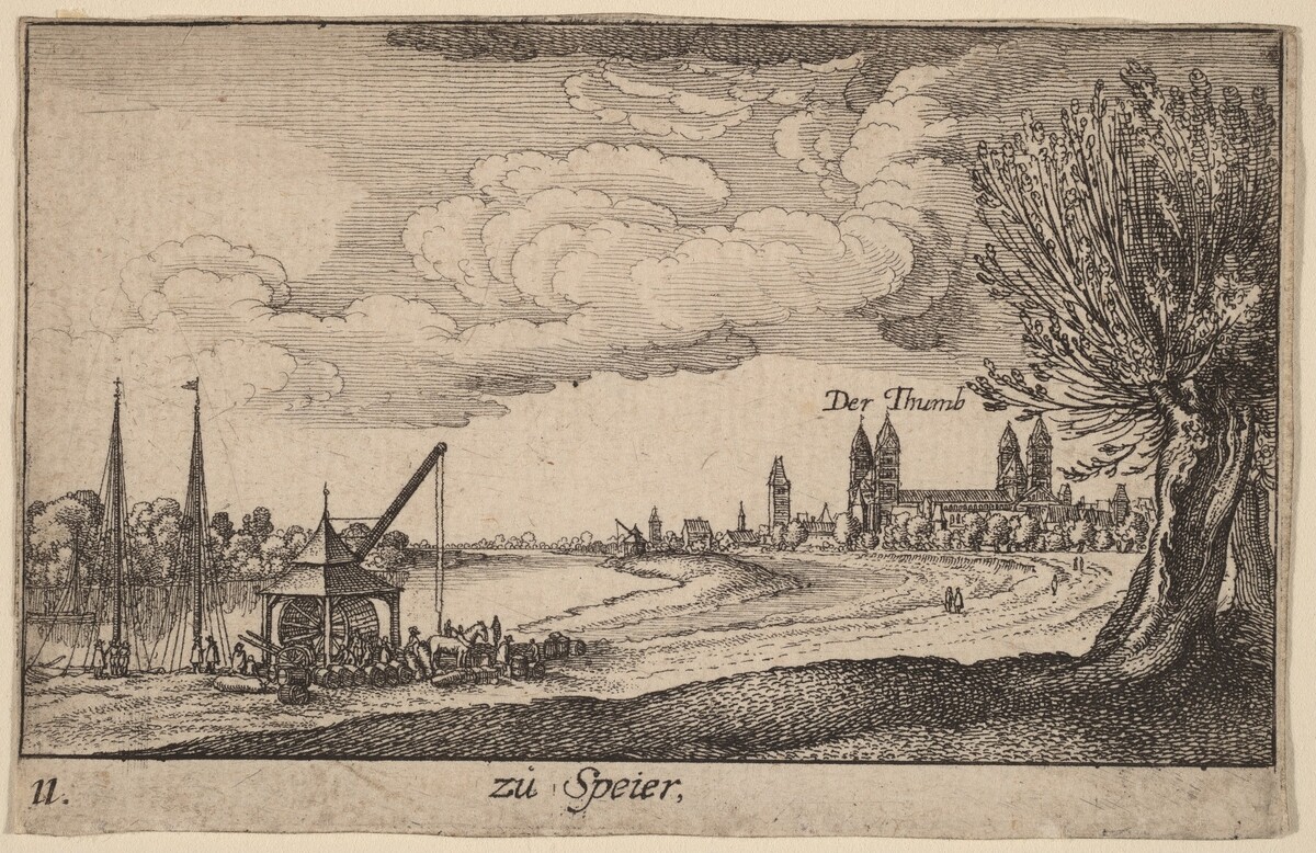 Speyer by Wenceslaus Hollar