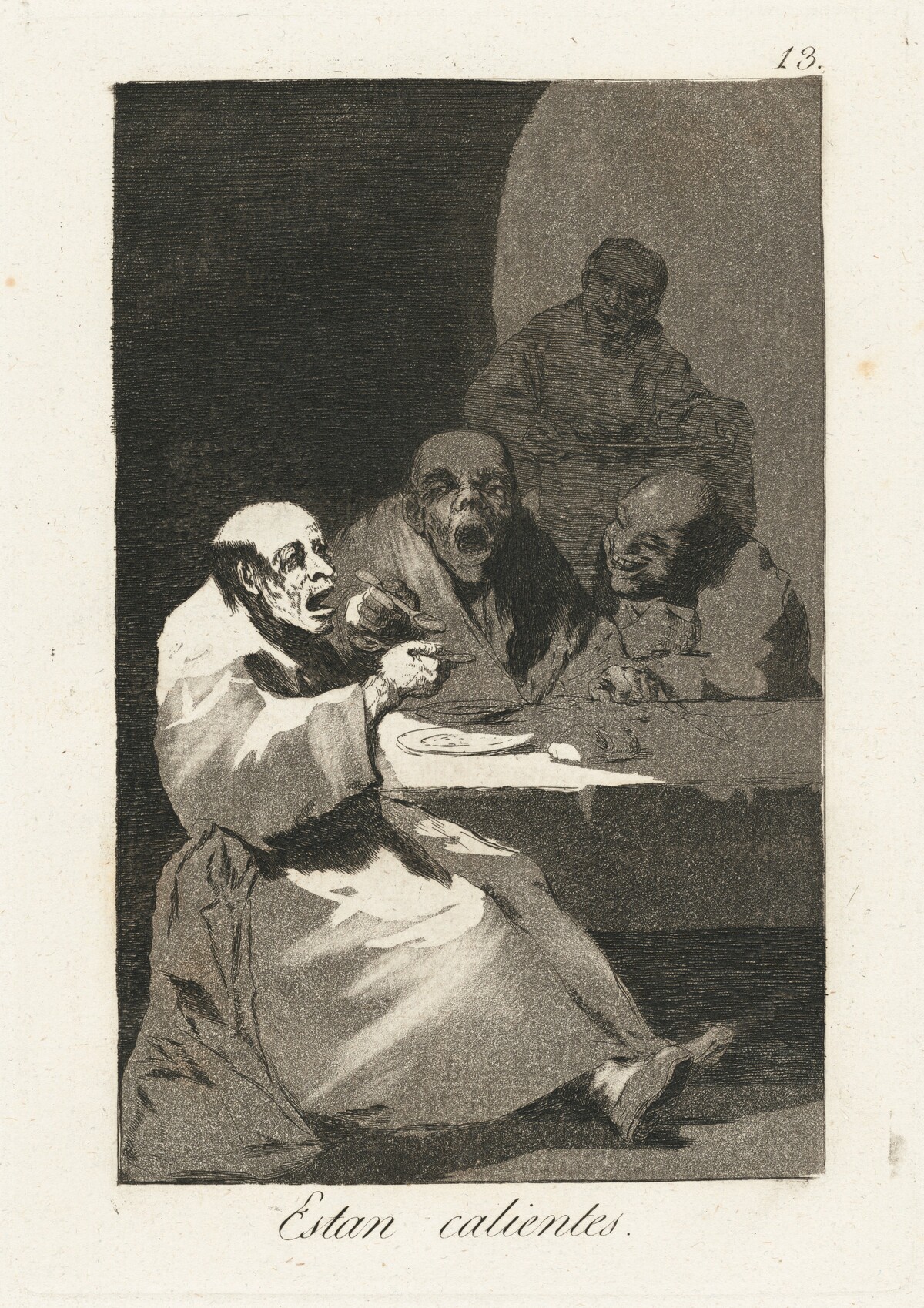 Estan Calientes (They Are Hot) by Francisco Goya
