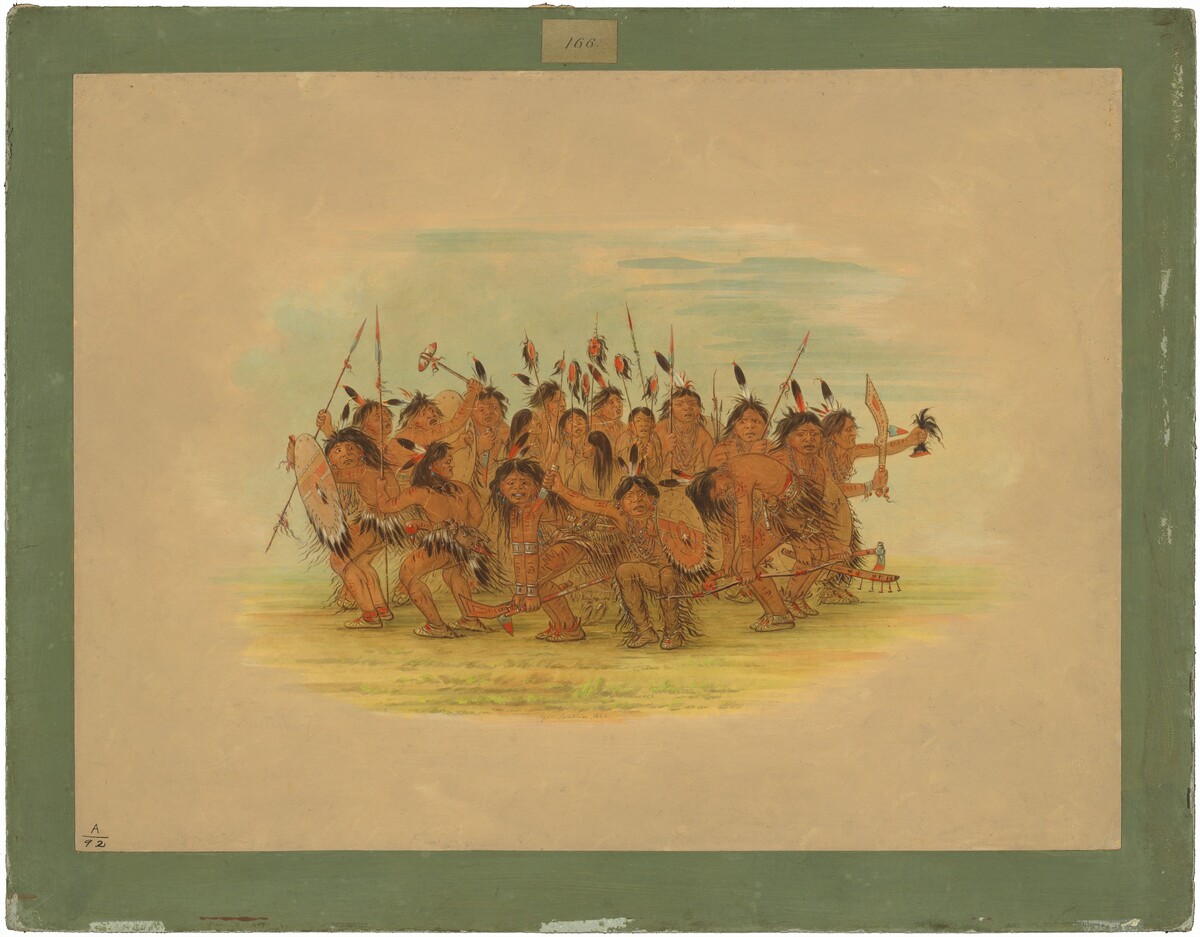 Scalp Dance - Sioux by George Catlin