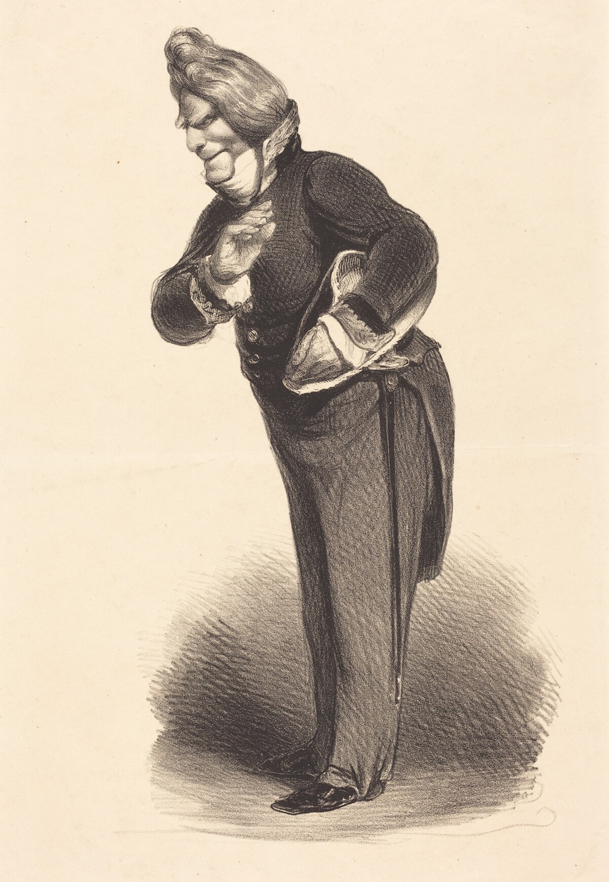 Amiral Verhuel by Honoré Daumier