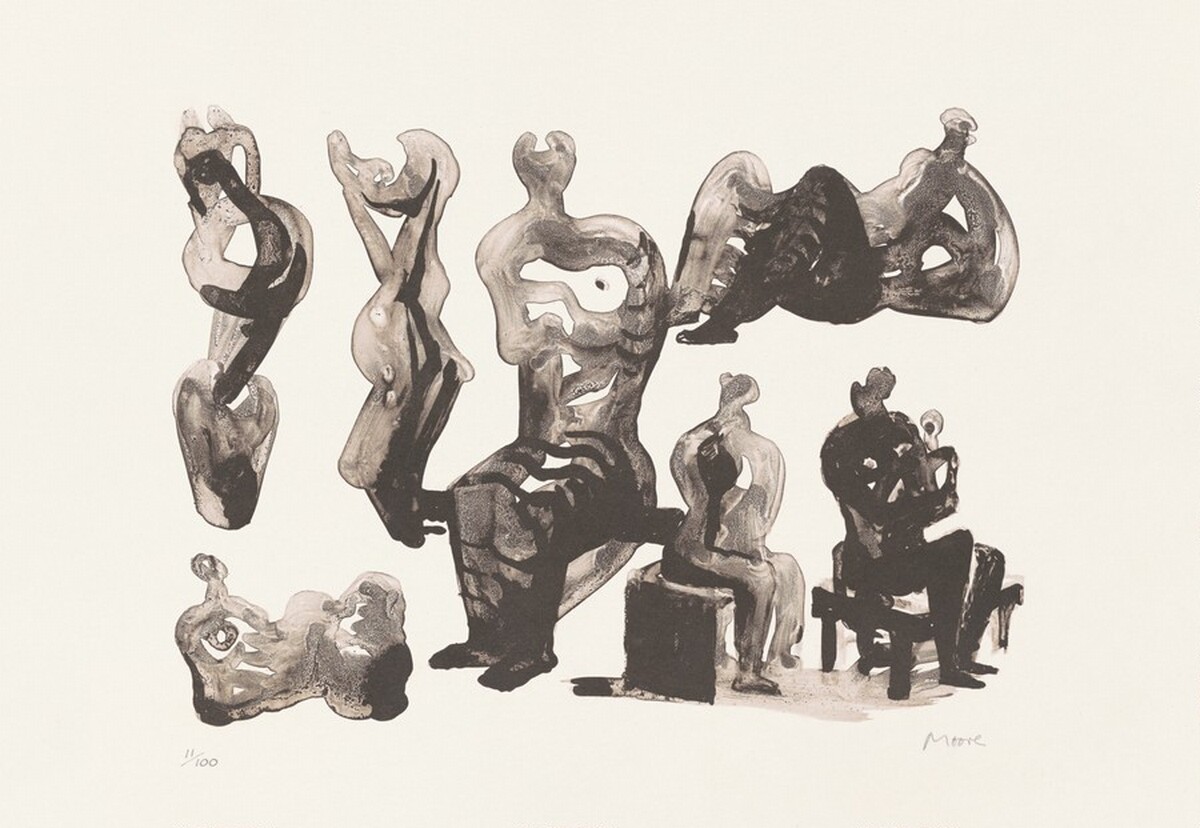 Ideas for Sculptures by Henry Moore