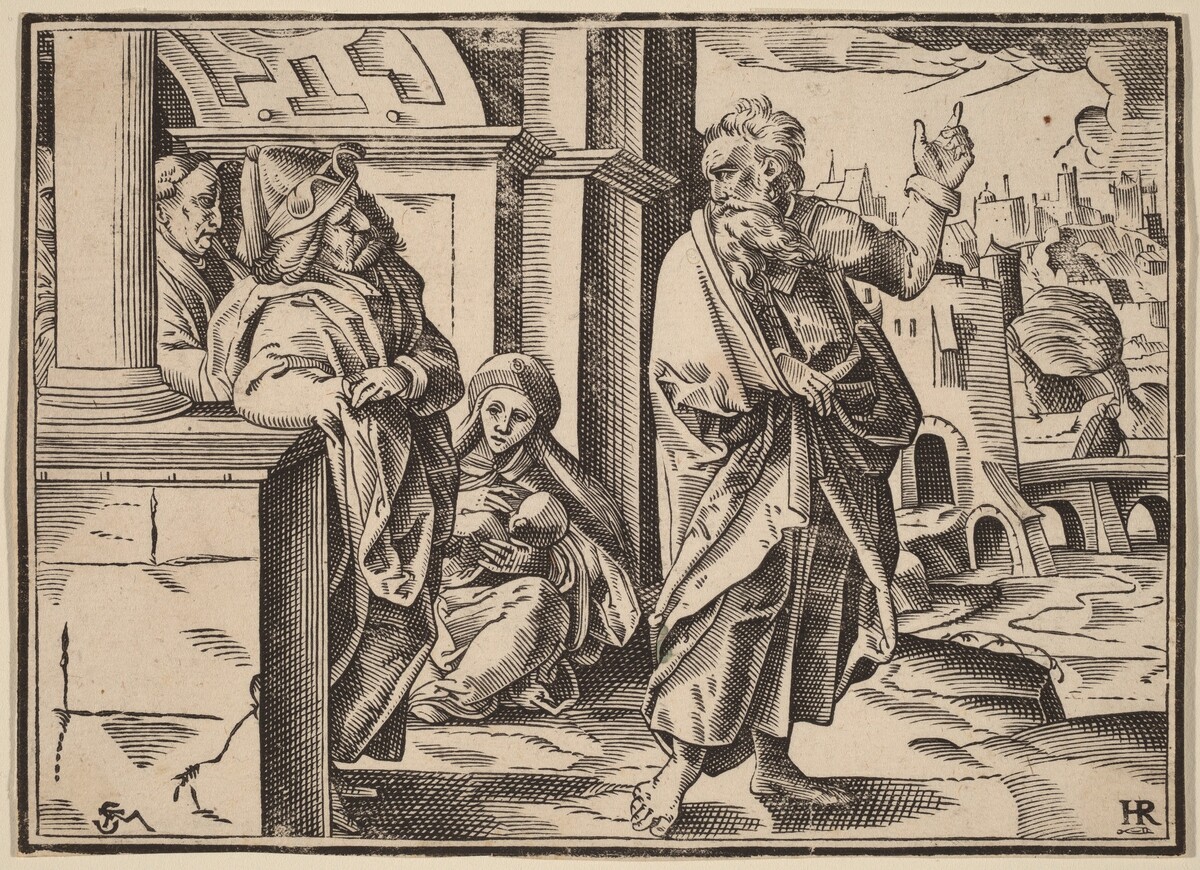 Christ Tells His Disciples of the Last Judgment by Christoph Murer