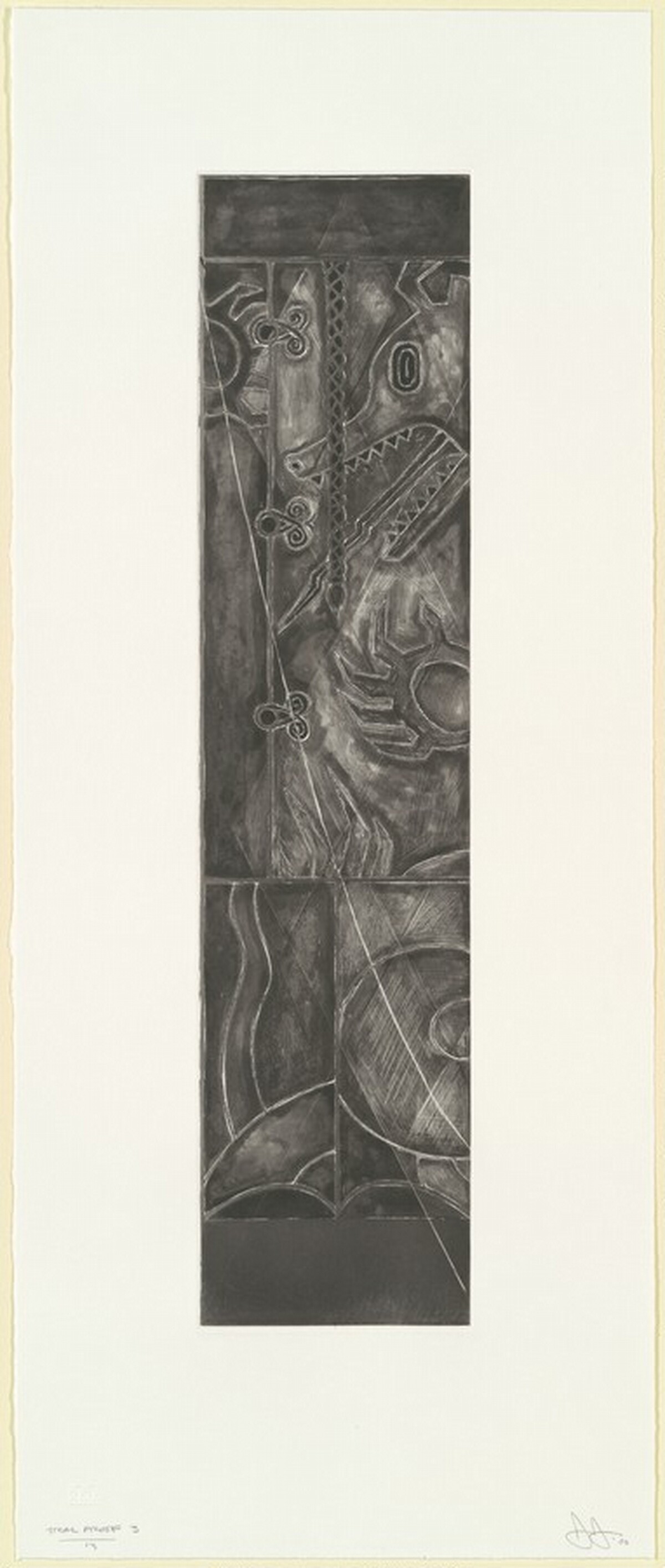 Two Costumes [trial proof 3] by Jasper Johns