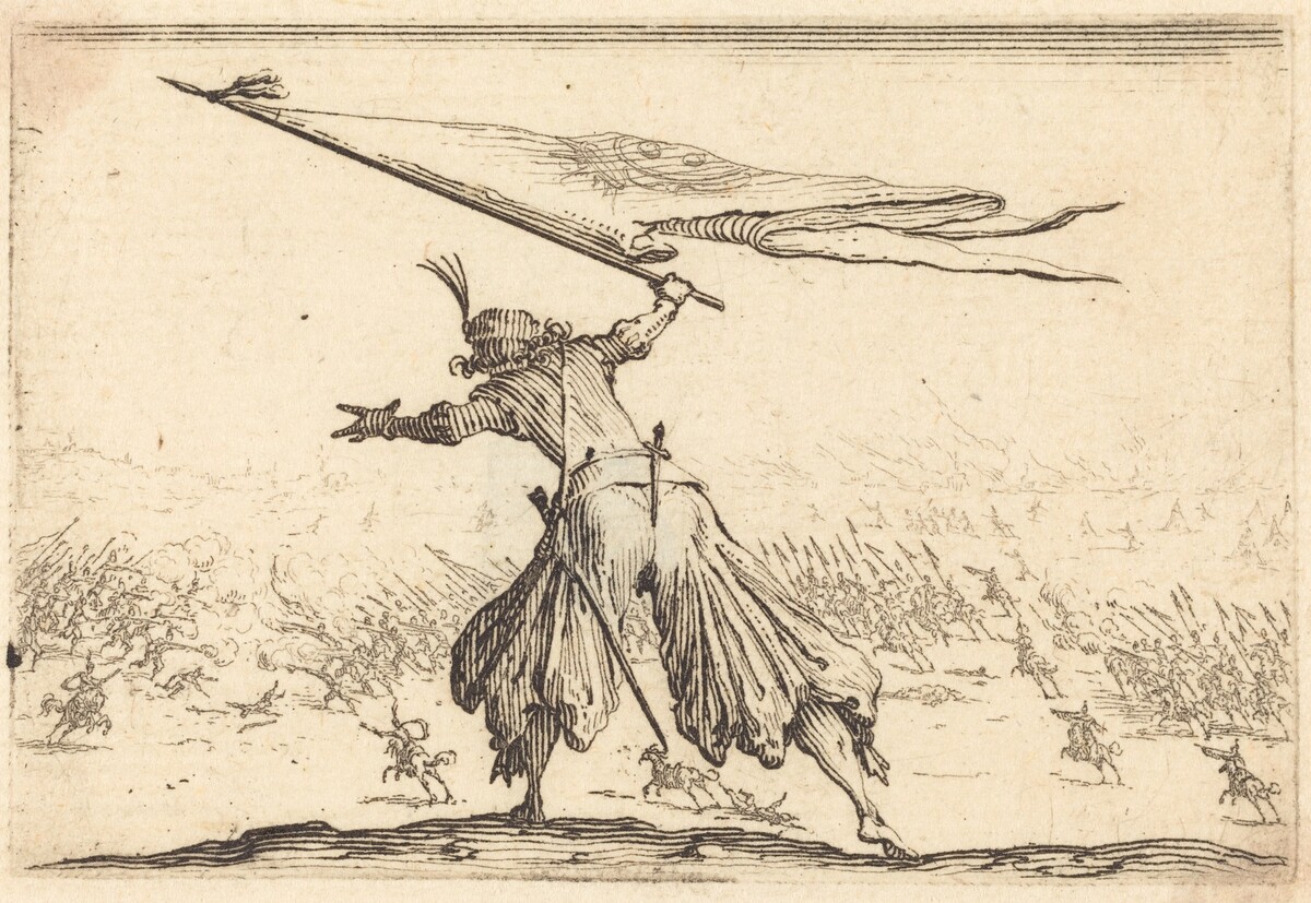Standard Bearer by Jacques Callot