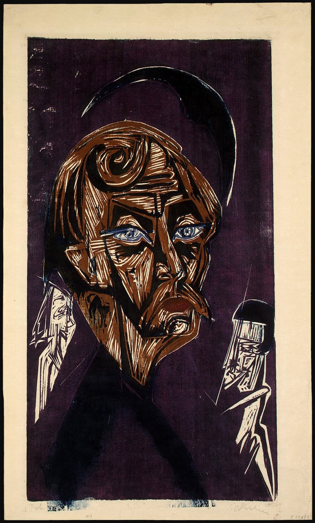 The Blond Painter Stirner by Ernst Ludwig Kirchner