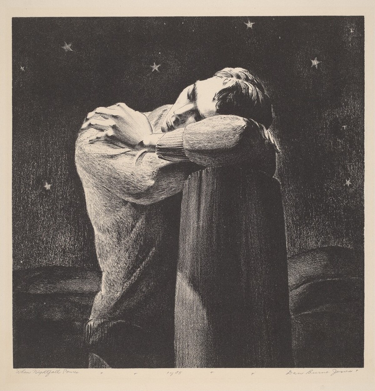 When Nightfall Comes by Daniel Burne Jones