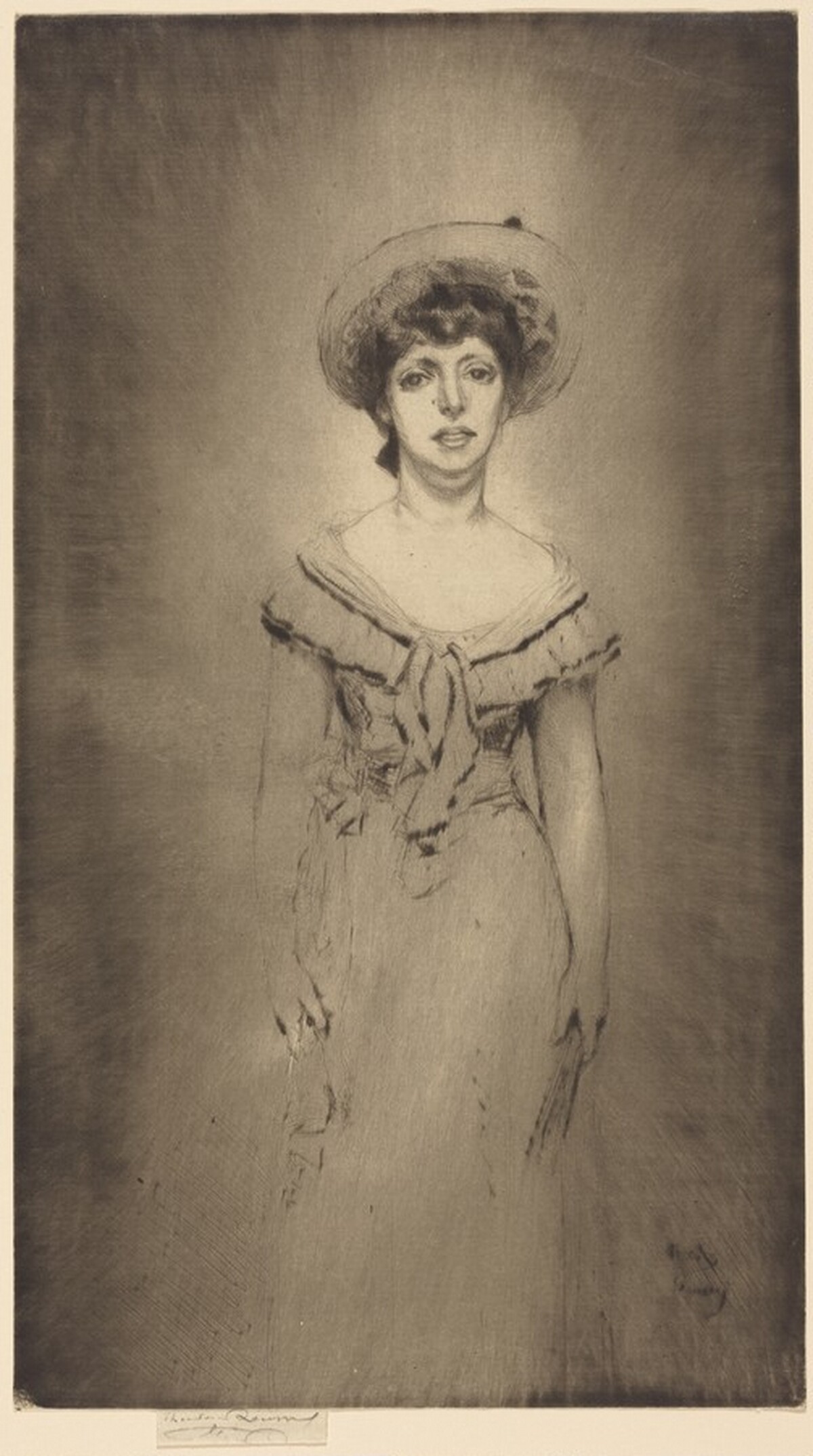 Portrait of Miss Hetty Pettigrew by Théodore Roussel
