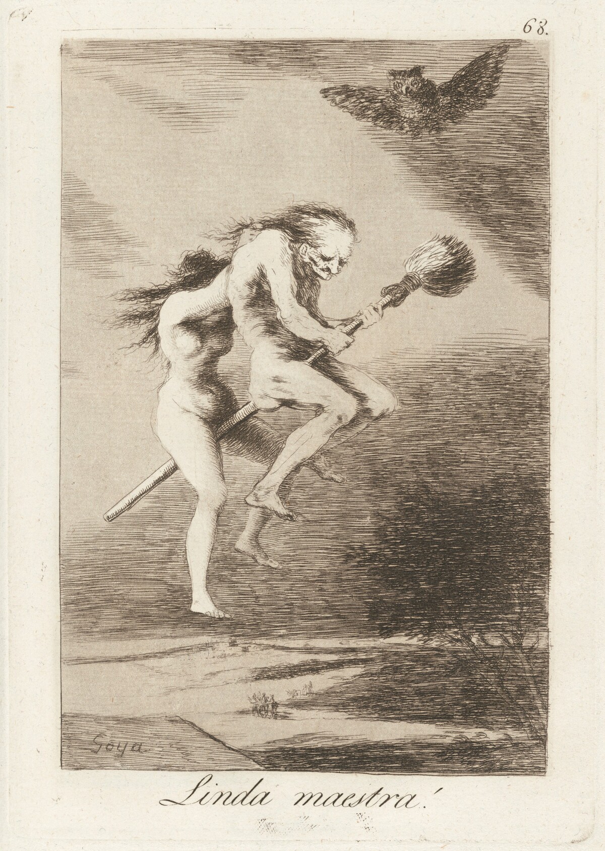 Linda maestra! (Pretty Teacher!) by Francisco Goya