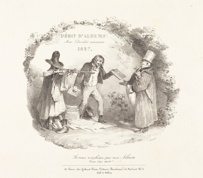 Débit d'Albums avec Procédés nouveaux (New Methods for the Sale of Lithograph Albums)