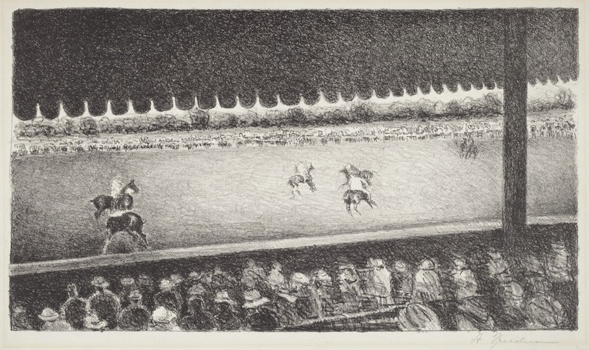 Untitled (Racetrack) by Arnold Friedman