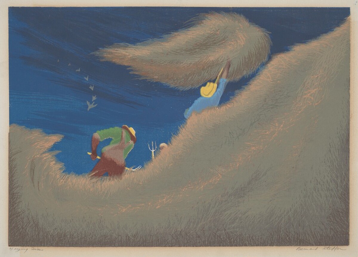 Haying Time (horizontal) by Bernard Joseph Steffen