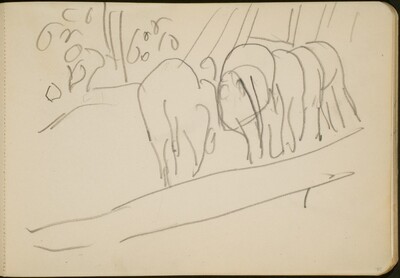 Zirkusnummer mit Elefanten (Elephants Performing) [p. 75]