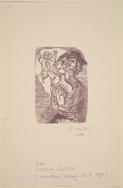 Illustration to Voltaire, "Candide"