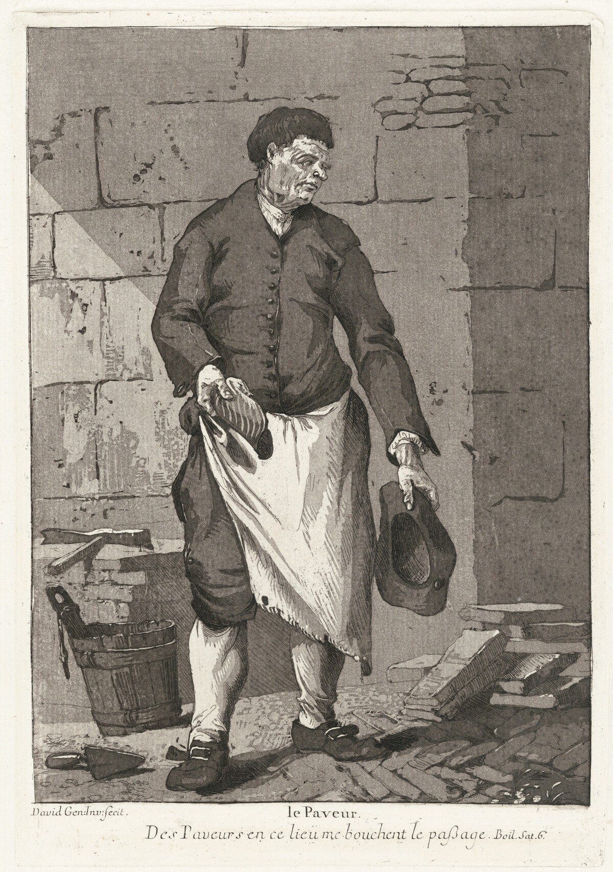 Le Paveur (The Road Paver) by Giovanni David