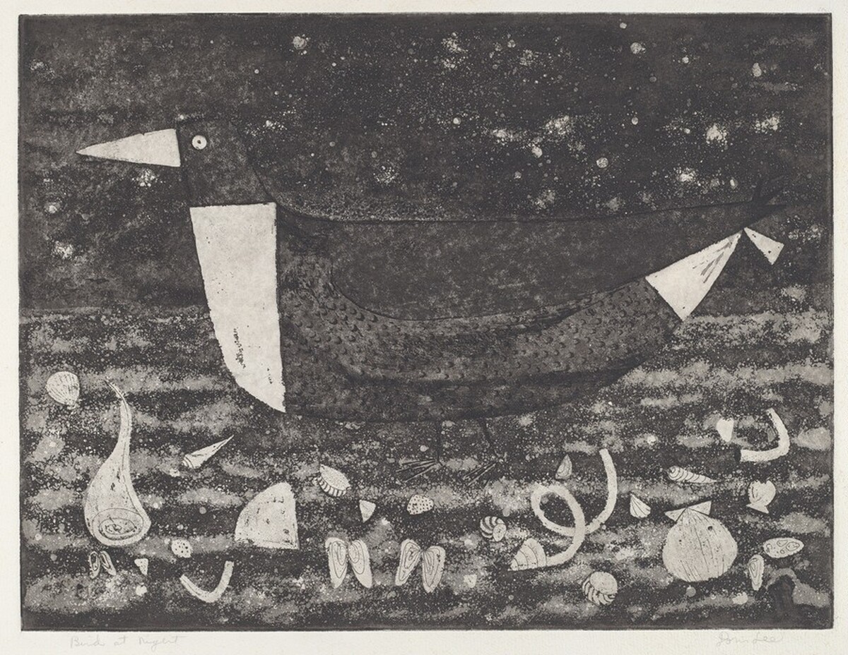 Beach Bird at Night by Doris Lee
