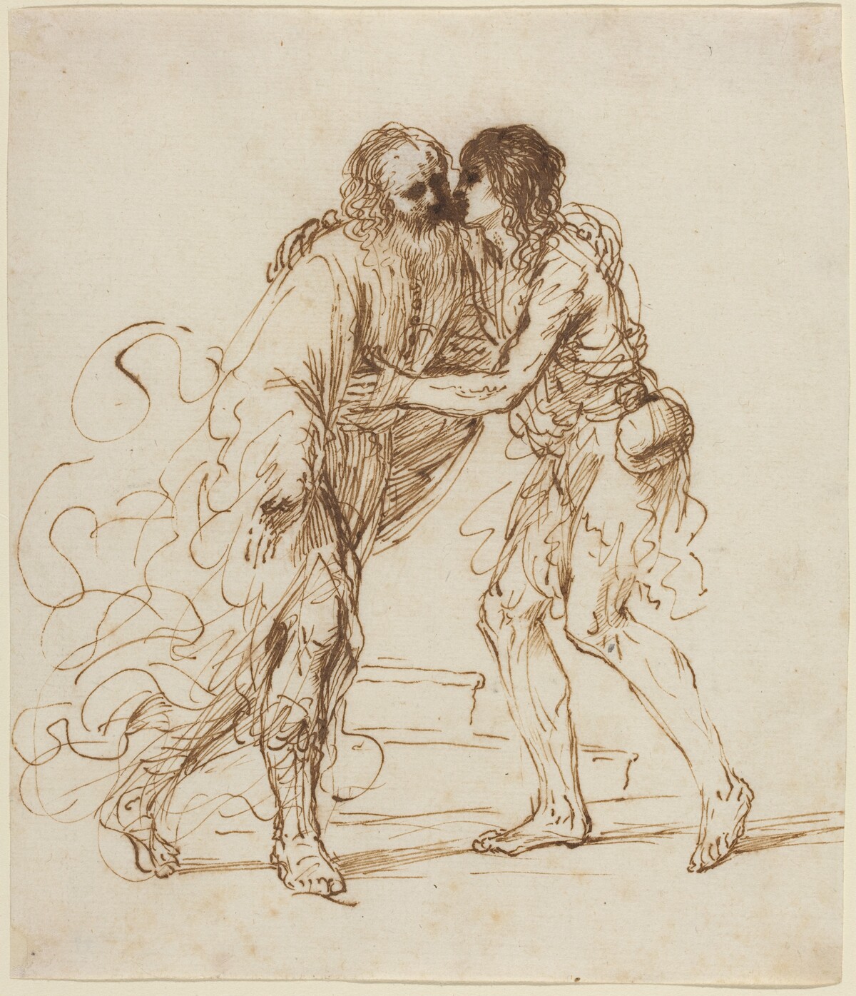 The Return of the Prodigal Son by Giovanni Francesco Barbieri, called Guercino