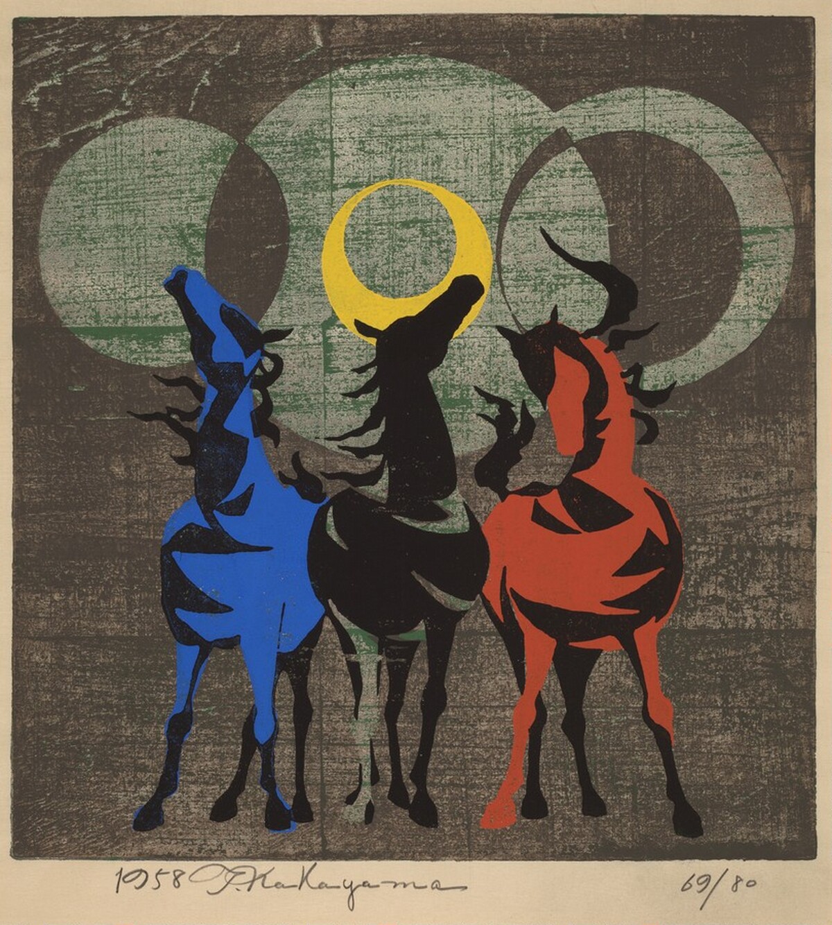 Running Horses, #2 by Tadashi Nakayama