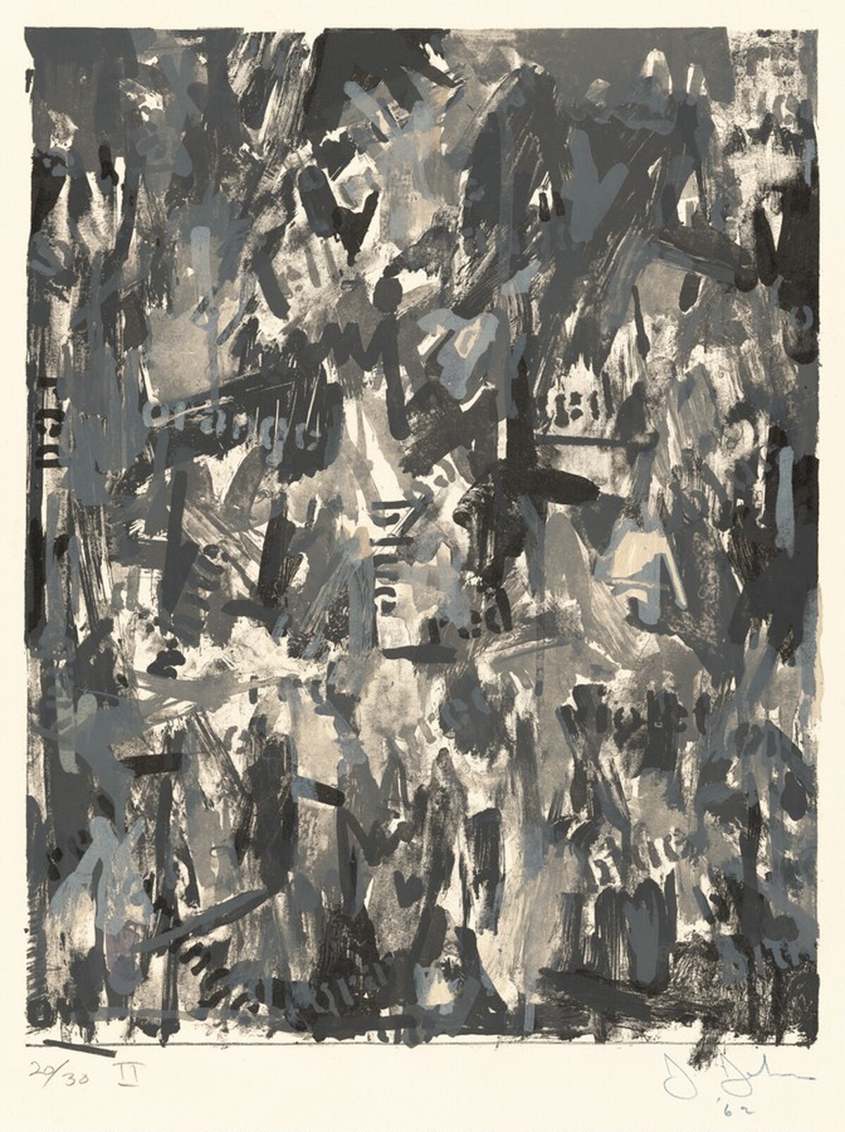 False Start II by Jasper Johns