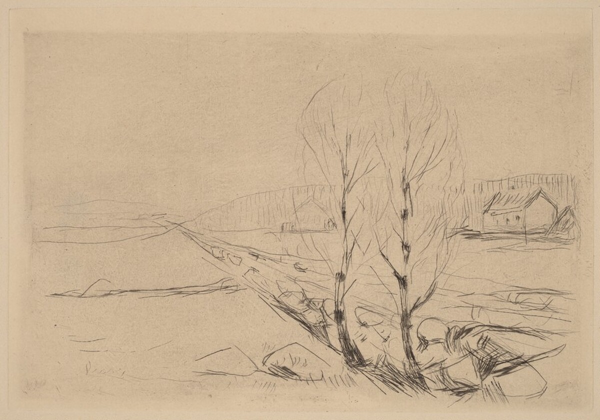 Norwegian Landscape (Norwegische Landschaft) by Edvard Munch