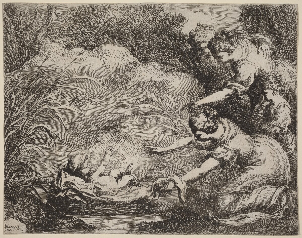 The Finding of Moses by Bartolomeo Biscaino