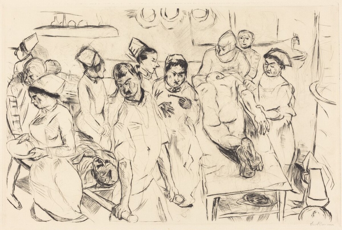 The Large Operation (Grosse Operation) by Max Beckmann