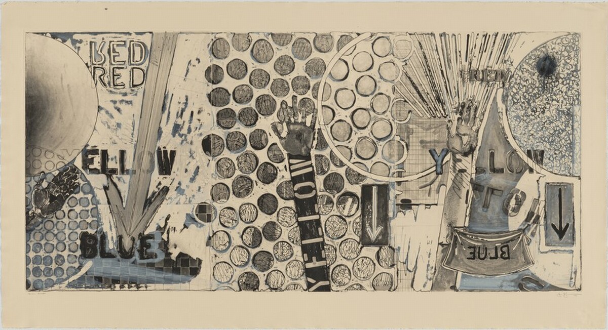 Untitled [trial proof] by Jasper Johns