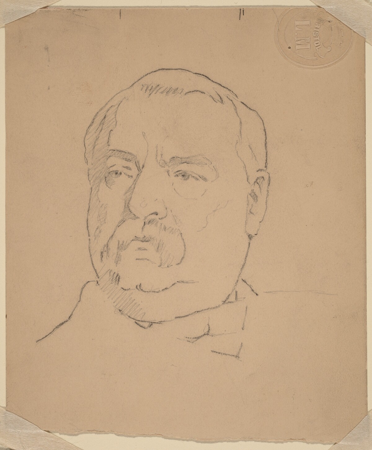 Grover Cleveland [recto] by Eastman Johnson