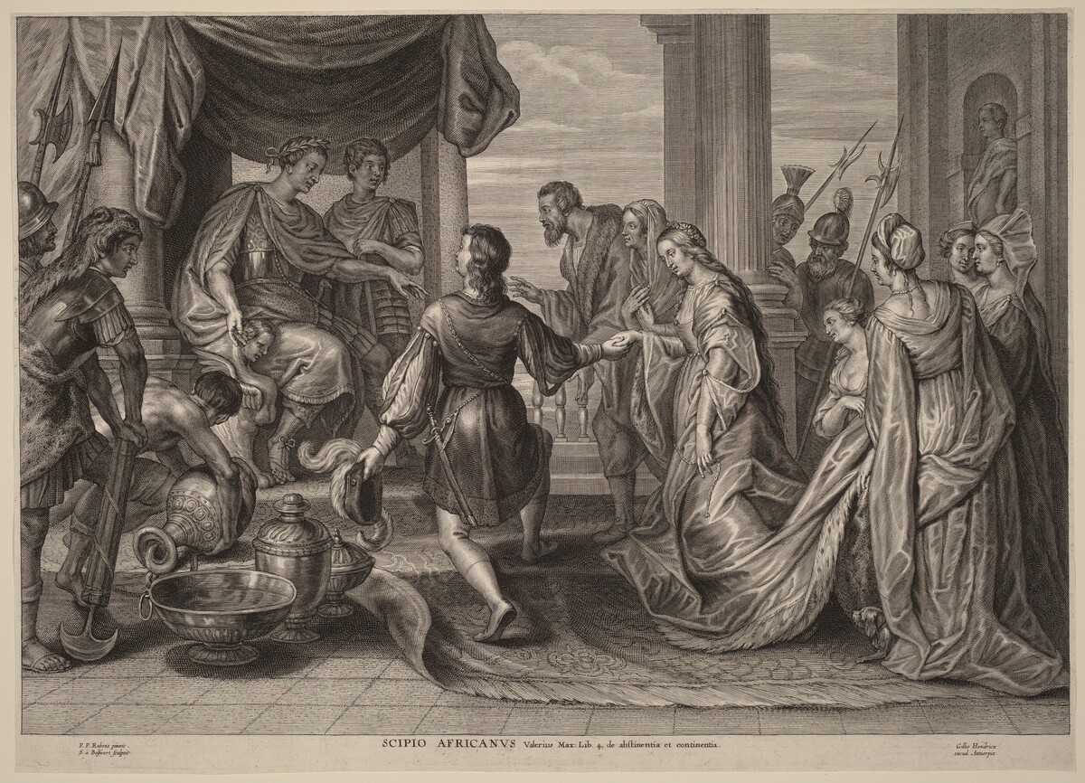 Scipio Africanus by Schelte Adams Bolswert after Sir Peter Paul Rubens