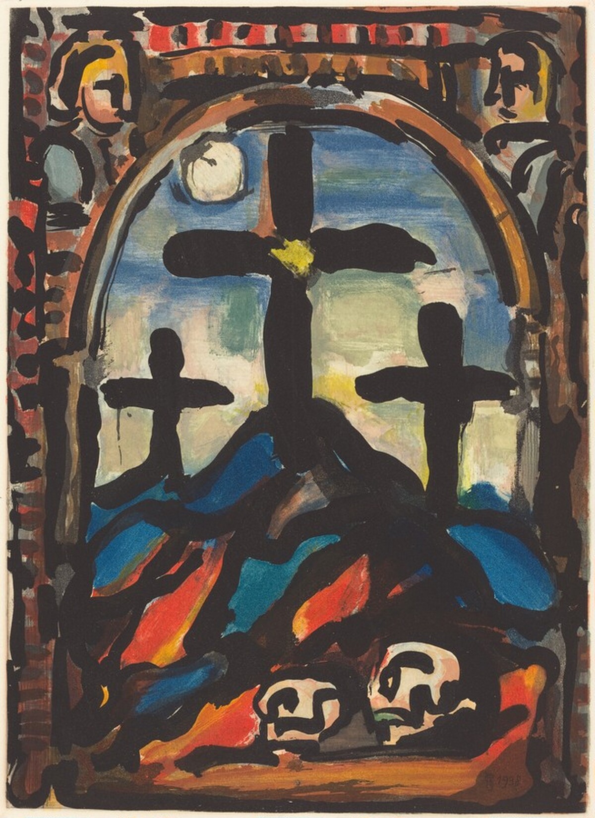 Les Trois Croix by Georges Rouault