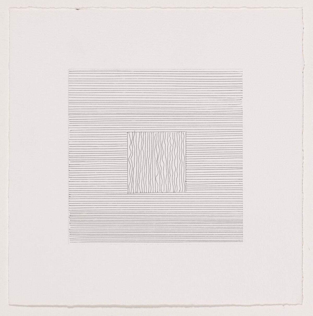 Untitled (unpublished) 3B [working proof 1] by Sol LeWitt